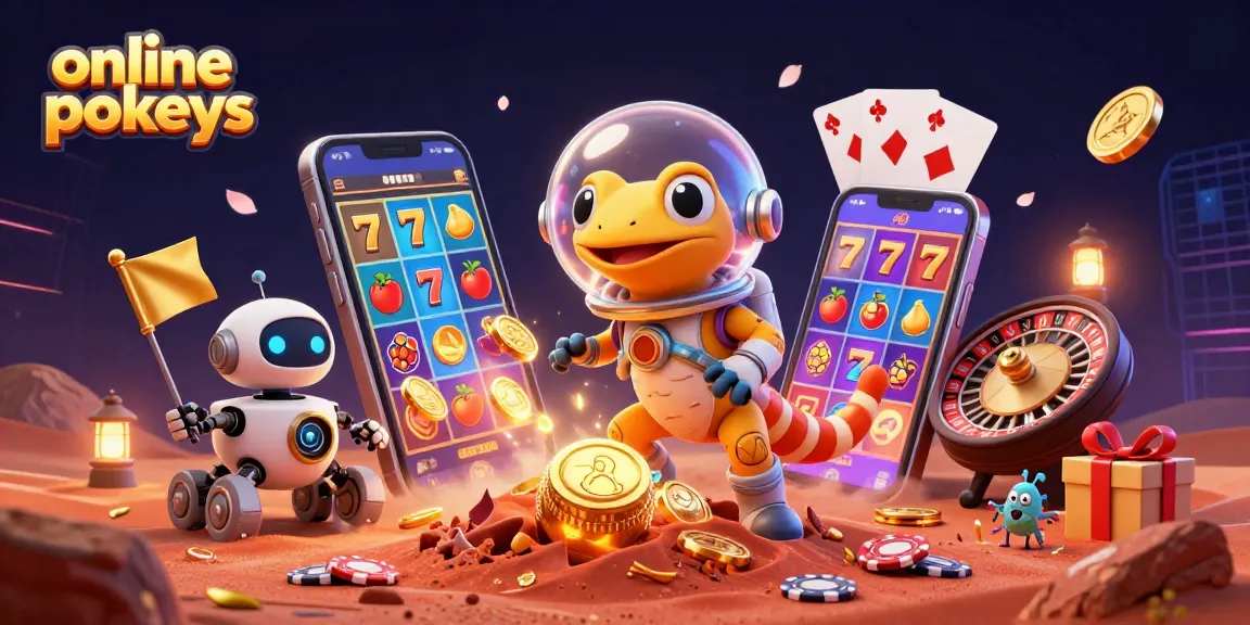 Spin and win with online pokies as Martian gecko uncovers a golden casino adventure!