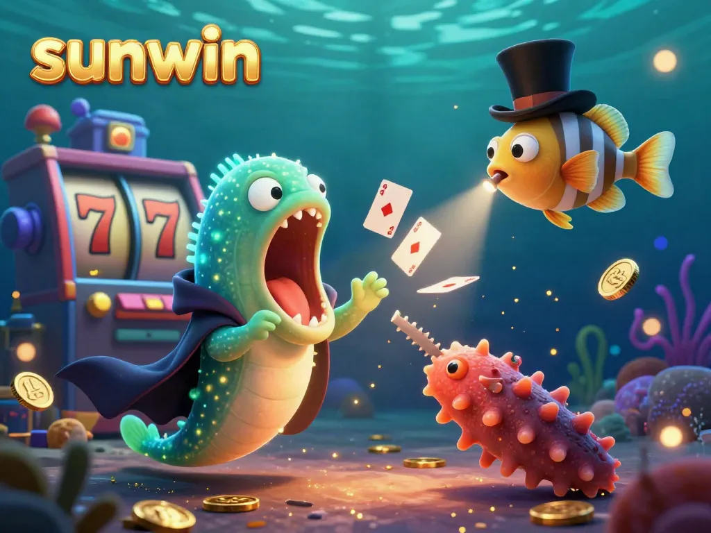 Experience thrilling winnings at sunwin's exciting online casino with vibrant slots and dynamic characters.